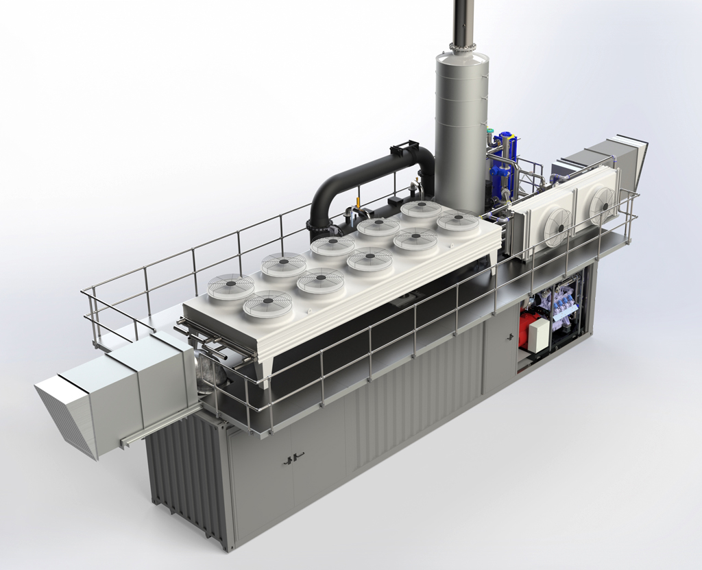 DeltaPeak BHKW Container